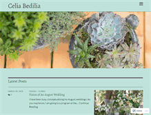 Tablet Screenshot of celiabedilia.com